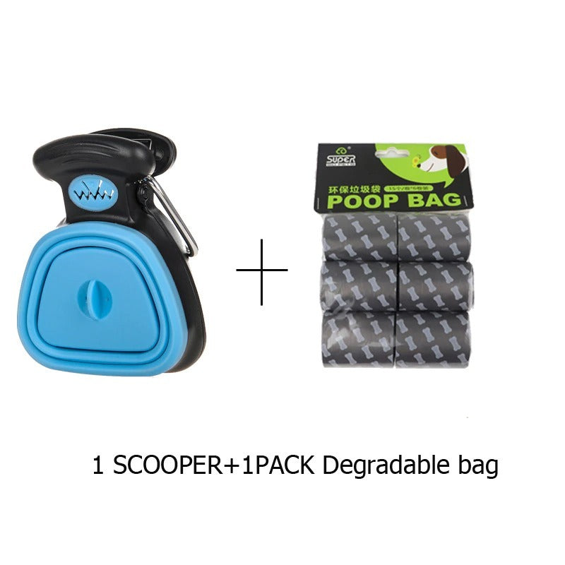 Pet Travel Foldable Pooper Scooper Dog Pooper Scooper For Large Dog-Portable Sanitary Dog Waste-Heavy Duty Dog Waste Cleaner-bestbarkbargainsg.com