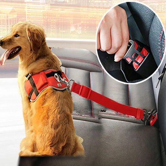 Adjustable Pet  Car Seat Belt  Clip _Dog &Cat Safety Harness Lead