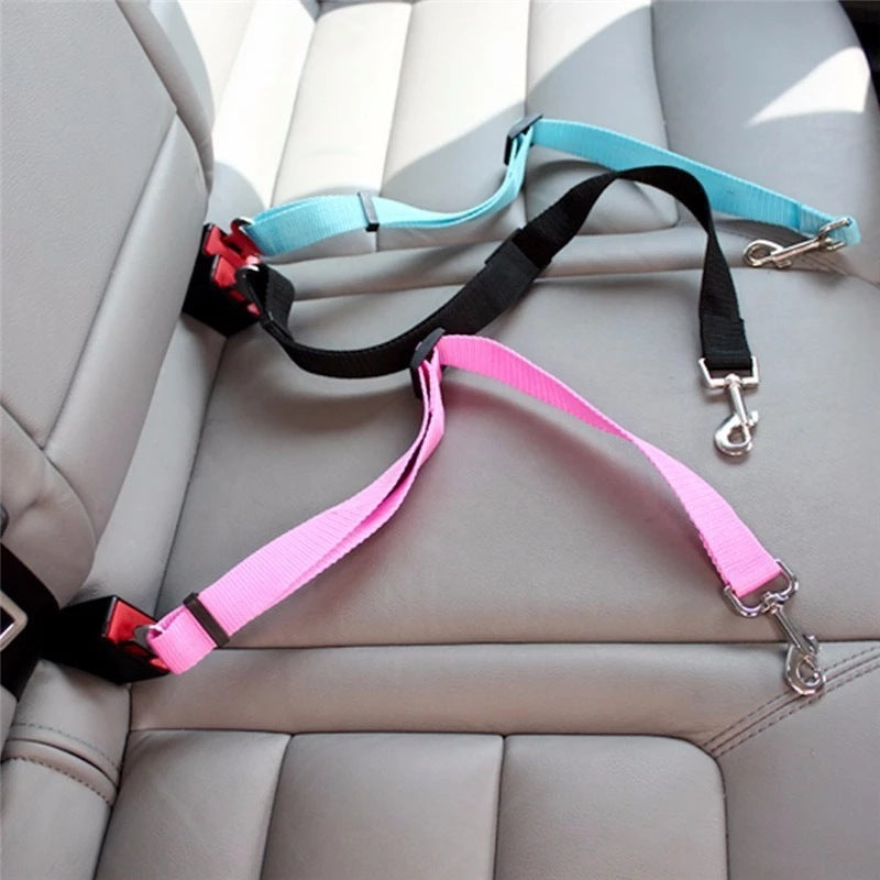 Adjustable Pet  Car Seat Belt  Clip _Dog &Cat Safety Harness Lead