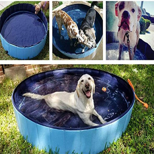 Foldable Pet Pool & Large Dog Bath  Supplies