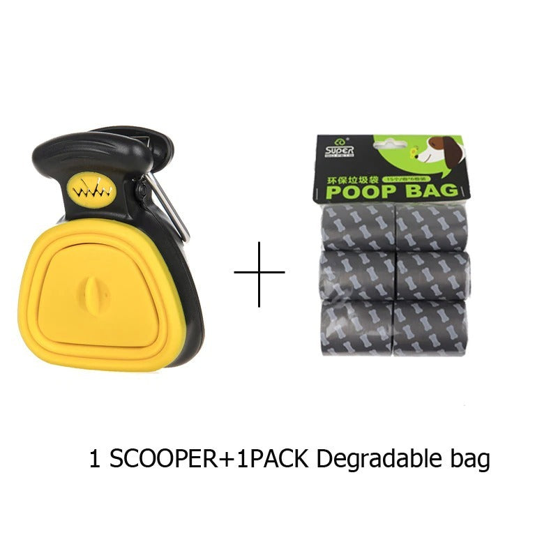 Pet Travel Foldable Pooper Scooper Dog Pooper Scooper For Large Dog-Portable Sanitary Dog Waste-Heavy Duty Dog Waste Cleaner-bestbarkbargainsg.com