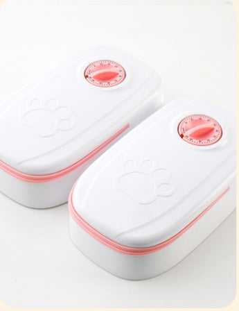 Smart Automatic  Pet Feeder With Timer & Stainless Steel Bowl