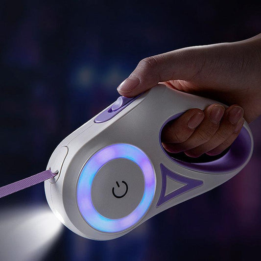 fantastic dog leash with Built -in Spotlight  for  Extra  Safety - bestbarkbargainsg.com