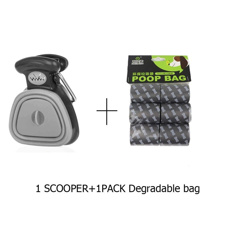 Pet Travel Foldable Pooper Scooper Dog Pooper Scooper For Large Dog-Portable Sanitary Dog Waste-Heavy Duty Dog Waste Cleaner-bestbarkbargainsg.com