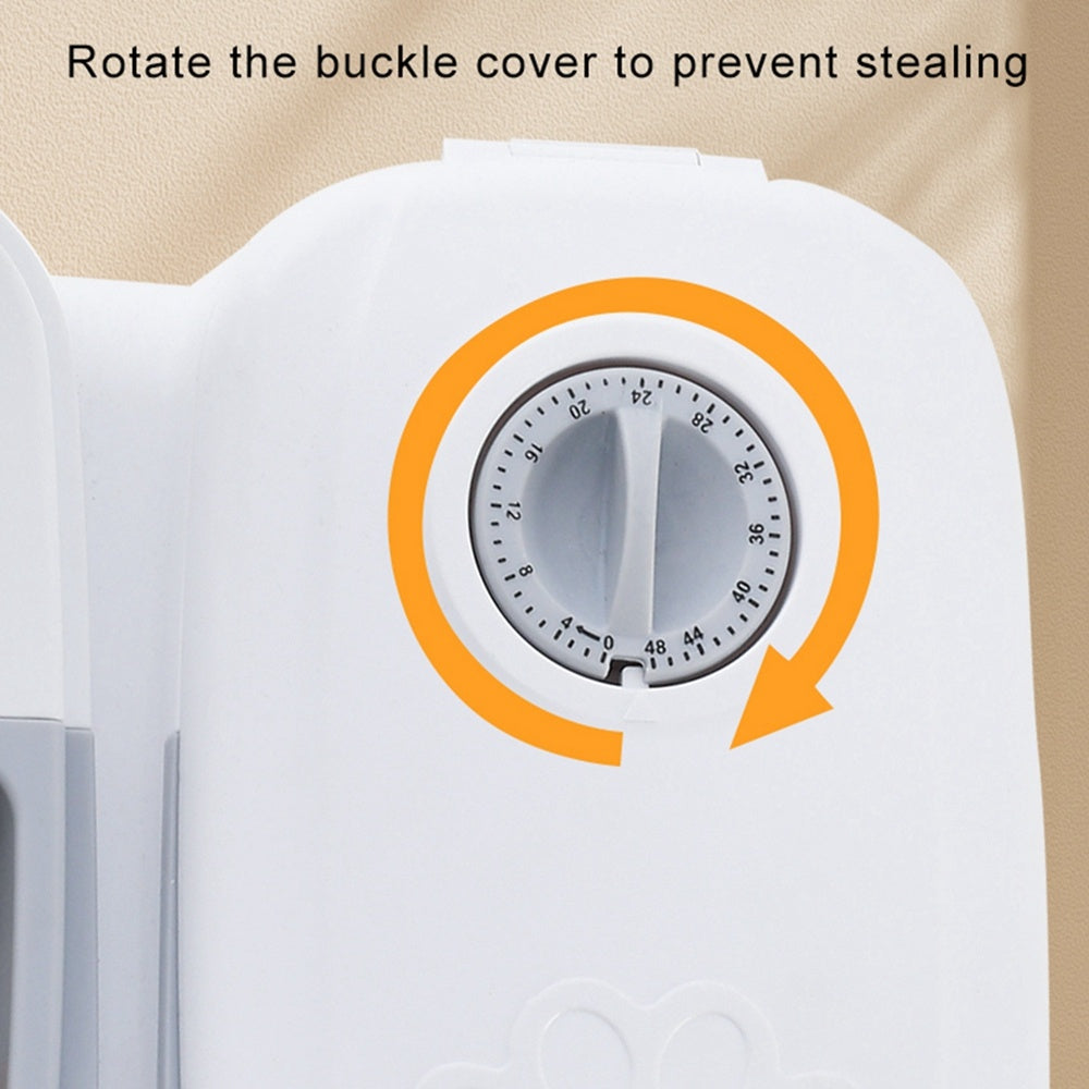 Smart Automatic  Pet Feeder With Timer & Stainless Steel Bowl