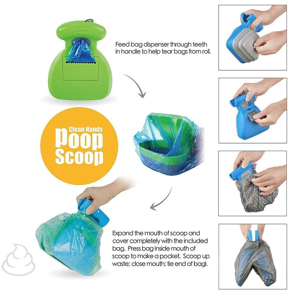 Pet Travel Foldable Pooper Scooper Dog Pooper Scooper For Large Dog-Portable Sanitary Dog Waste-Heavy Duty Dog Waste Cleaner-bestbarkbargainsg.com