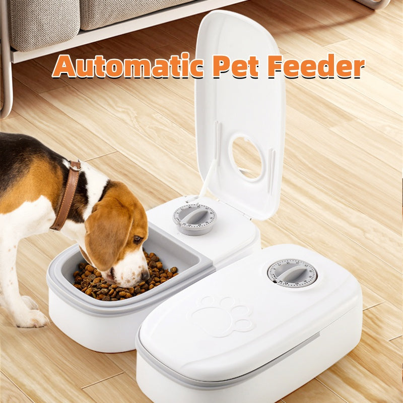 Smart Automatic  Pet Feeder With Timer & Stainless Steel Bowl